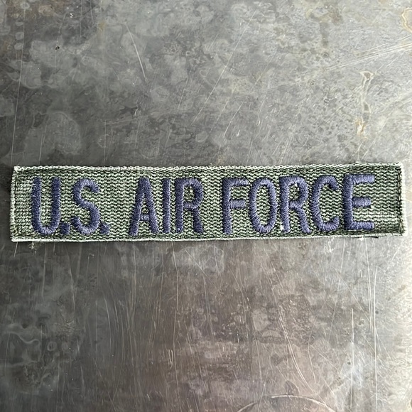U.S. AIR FORCE embroidered tape patch - Vintage - Picture 1 of 10